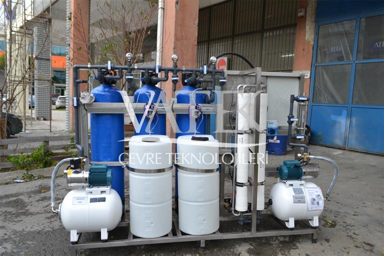 Gabon Tek Şase Reverse Osmosis Sistemi ve Ön Arıtma Sistemi 2015.